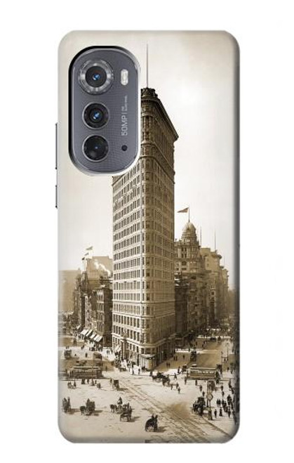 S3046 Old New York Flatiron Building Case For Motorola Edge (2022)