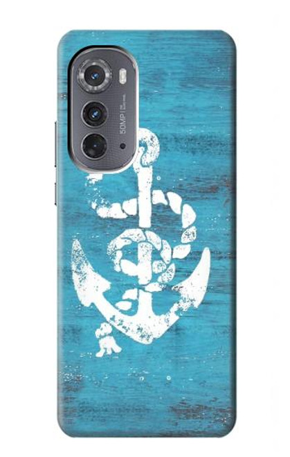 S3053 Marine Anchor Blue Case For Motorola Edge (2022)