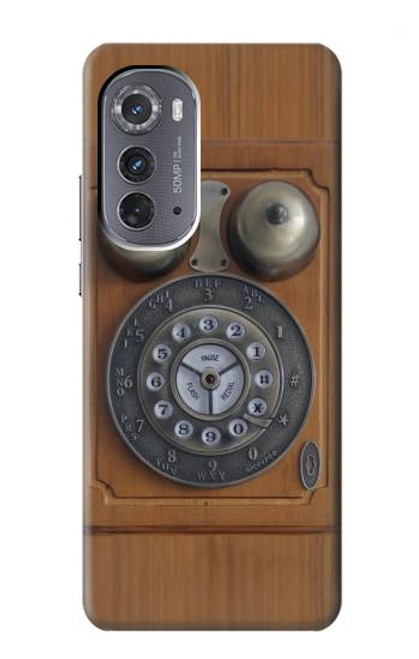 S3146 Antique Wall Retro Dial Phone Case For Motorola Edge (2022)