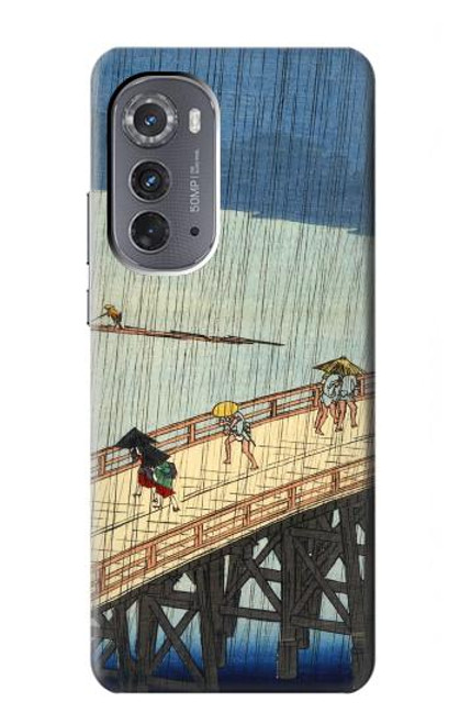 S3347 Utagawa Hiroshige Sudden shower Case For Motorola Edge (2022)
