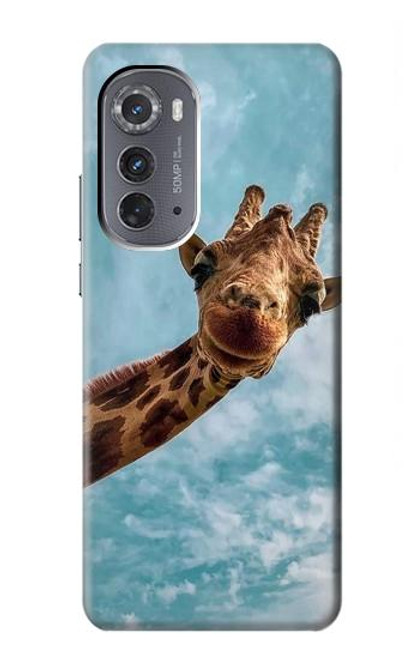 S3680 Cute Smile Giraffe Case For Motorola Edge (2022)