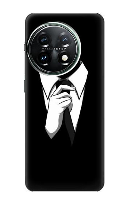 S1591 Anonymous Man in Black Suit Case For OnePlus 11