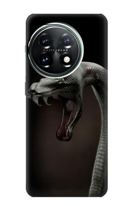 S1597 Black Mamba Snake Case For OnePlus 11