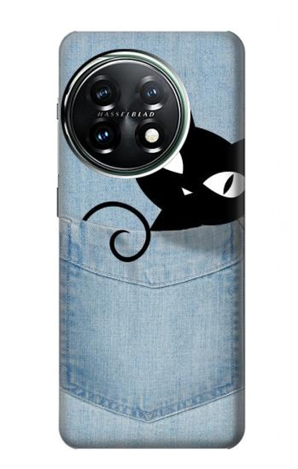 S2641 Pocket Black Cat Case For OnePlus 11