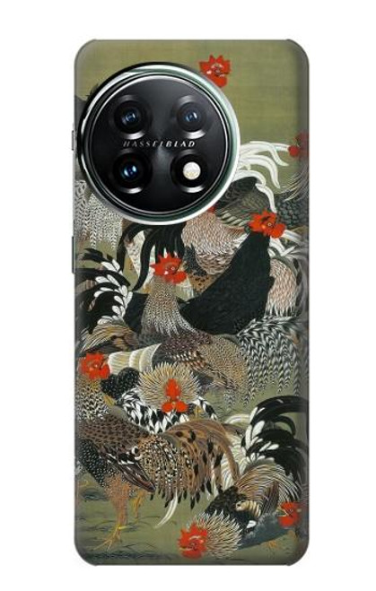 S2699 Ito Jakuchu Rooster Case For OnePlus 11