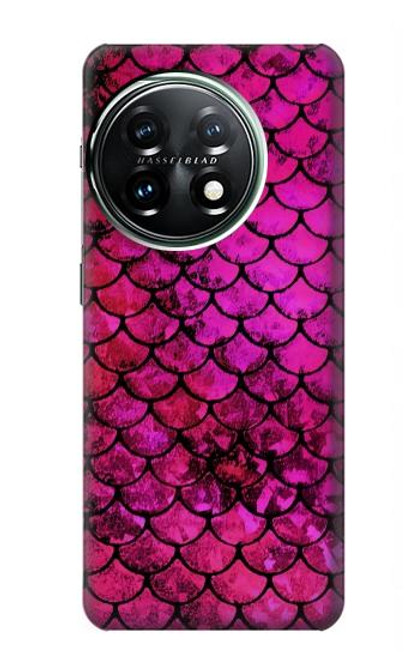 S3051 Pink Mermaid Fish Scale Case For OnePlus 11