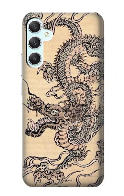 S0318 Antique Dragon Case For Samsung Galaxy A34 5G