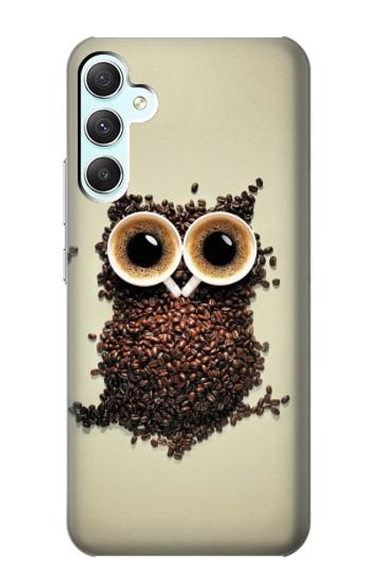 S0360 Coffee Owl Case For Samsung Galaxy A34 5G
