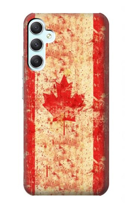 S1603 Canada Flag Old Vintage Case For Samsung Galaxy A34 5G