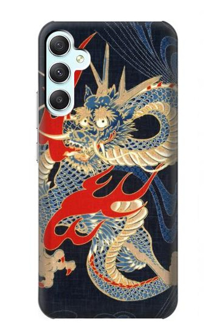 S2073 Japan Dragon Art Case For Samsung Galaxy A34 5G