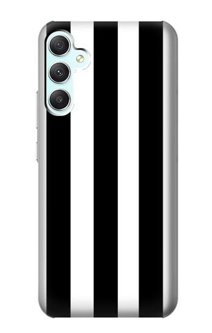 S2297 Black and White Vertical Stripes Case For Samsung Galaxy A34 5G