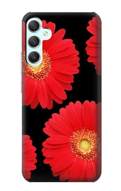 S2478 Red Daisy flower Case For Samsung Galaxy A34 5G