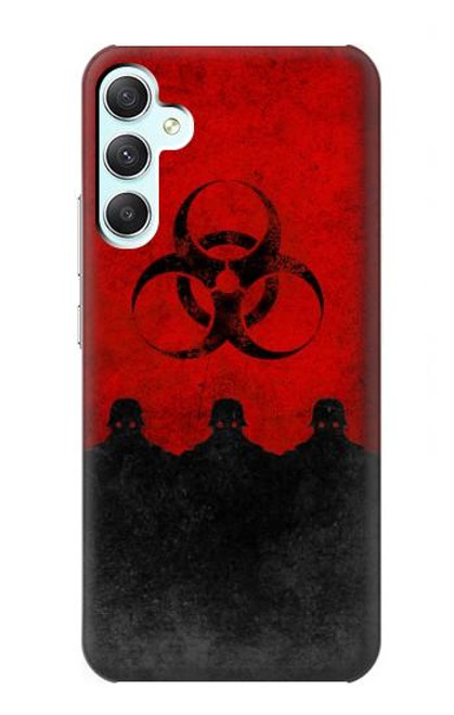 S2917 Biohazards Virus Red Alert Case For Samsung Galaxy A34 5G