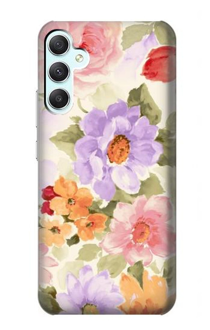 S3035 Sweet Flower Painting Case For Samsung Galaxy A34 5G