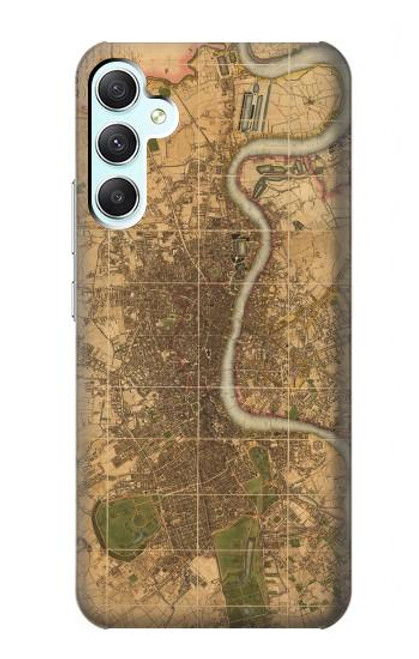 S3230 Vintage Map of London Case For Samsung Galaxy A34 5G