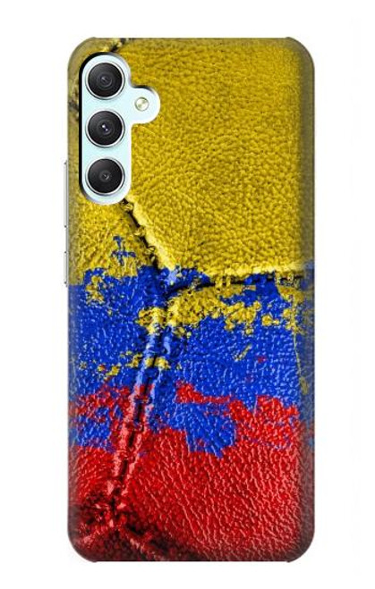 S3306 Colombia Flag Vintage Football Graphic Case For Samsung Galaxy A34 5G