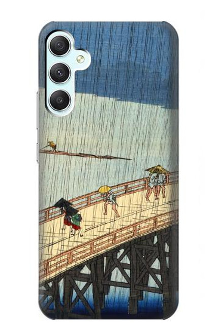S3347 Utagawa Hiroshige Sudden shower Case For Samsung Galaxy A34 5G