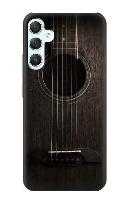 S3834 Old Woods Black Guitar Case For Samsung Galaxy A34 5G