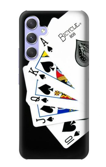 S1078 Poker Royal Straight Flush Case For Samsung Galaxy A54 5G