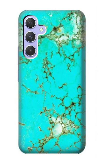 S2377 Turquoise Gemstone Texture Graphic Printed Case For Samsung Galaxy A54 5G