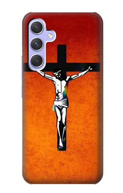 S2421 Jesus Christ On The Cross Case For Samsung Galaxy A54 5G