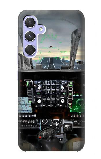 S2435 Fighter Jet Aircraft Cockpit Case For Samsung Galaxy A54 5G