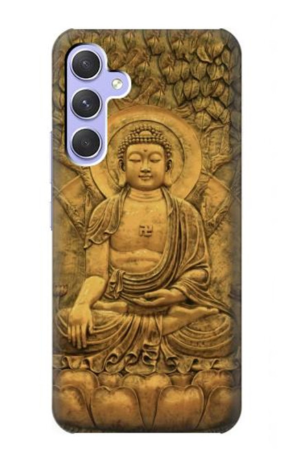 S2452 Buddha Bas Relief Art Graphic Printed Case For Samsung Galaxy A54 5G