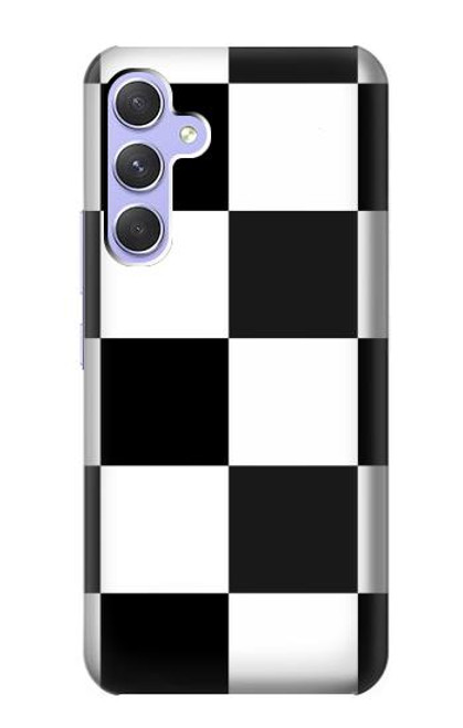 S2492 Black and White Check Case For Samsung Galaxy A54 5G