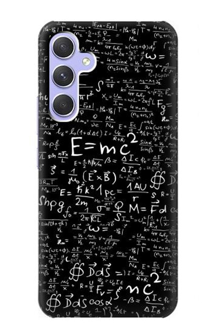 S2574 Mathematics Physics Blackboard Equation Case For Samsung Galaxy A54 5G