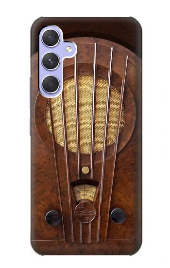 S2655 Vintage Bakelite Deco Radio Case For Samsung Galaxy A54 5G