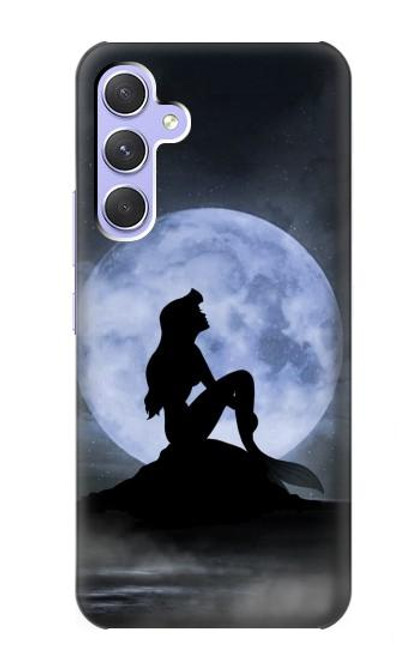 S2668 Mermaid Silhouette Moon Night Case For Samsung Galaxy A54 5G