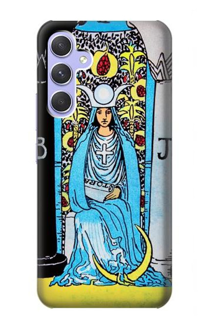 S2837 The High Priestess Vintage Tarot Card Case For Samsung Galaxy A54 5G