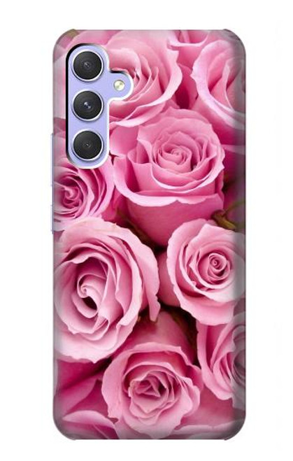 S2943 Pink Rose Case For Samsung Galaxy A54 5G
