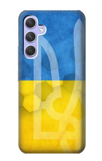 S3006 Ukraine Football Soccer Case For Samsung Galaxy A54 5G