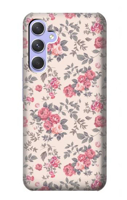 S3095 Vintage Rose Pattern Case For Samsung Galaxy A54 5G