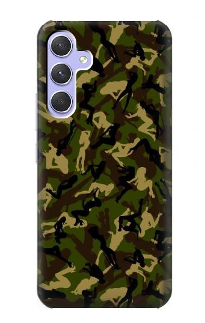 S3356 Sexy Girls Camo Camouflage Case For Samsung Galaxy A54 5G