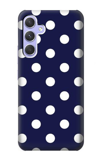 S3533 Blue Polka Dot Case For Samsung Galaxy A54 5G