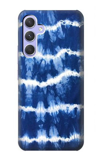 S3671 Blue Tie Dye Case For Samsung Galaxy A54 5G
