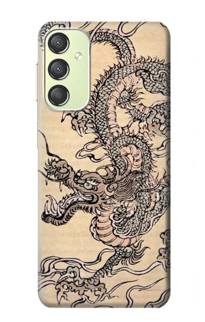 S0318 Antique Dragon Case For Samsung Galaxy A24 4G