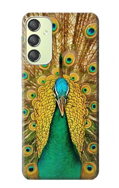 S0513 Peacock Case For Samsung Galaxy A24 4G