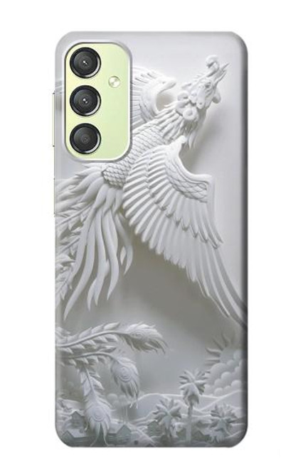 S0516 Phoenix Carving Case For Samsung Galaxy A24 4G