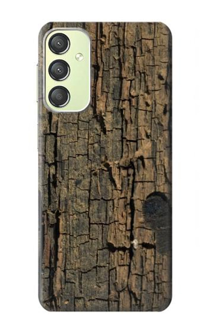 S0598 Wood Graphic Printed Case For Samsung Galaxy A24 4G