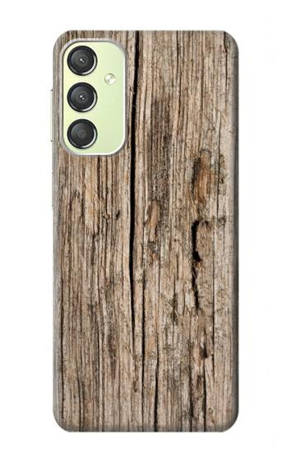 S0600 Wood Graphic Printed Case For Samsung Galaxy A24 4G