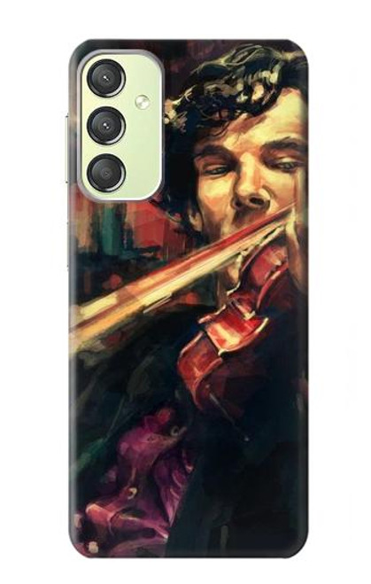 S0723 Violin Art Paint Case For Samsung Galaxy A24 4G