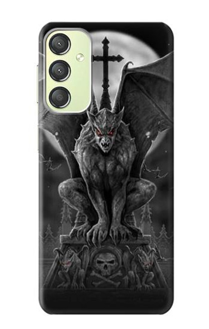 S0850 Gargoyle Devil Demon Case For Samsung Galaxy A24 4G