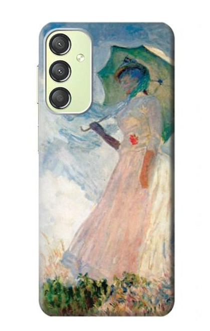 S0998 Claude Monet Woman with a Parasol Case For Samsung Galaxy A24 4G