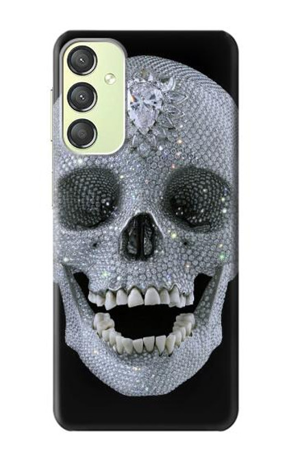 S1286 Diamond Skull Case For Samsung Galaxy A24 4G