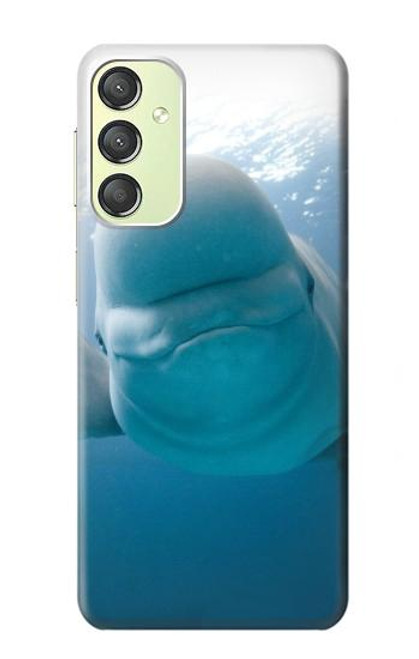 S1801 Beluga Whale Smile Whale Case For Samsung Galaxy A24 4G