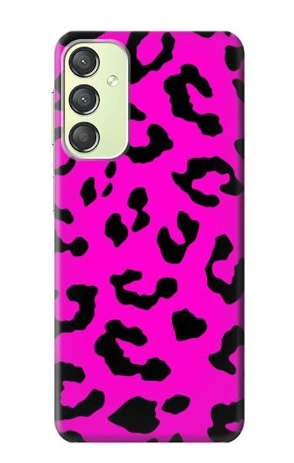 S1850 Pink Leopard Pattern Case For Samsung Galaxy A24 4G