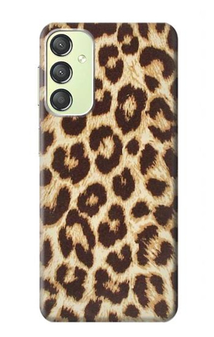 S2204 Leopard Pattern Graphic Printed Case For Samsung Galaxy A24 4G